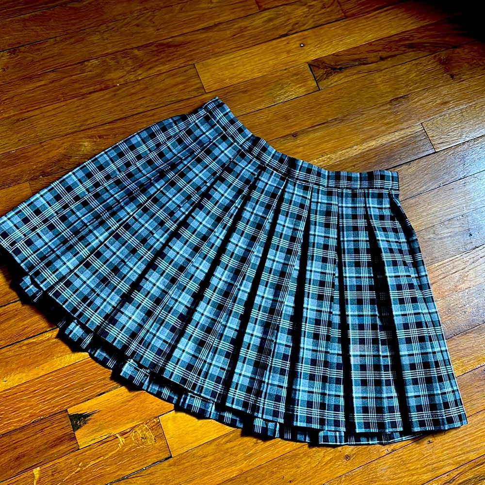 Women's Plaid Pleated Skirt School Uniform Mini Skirts